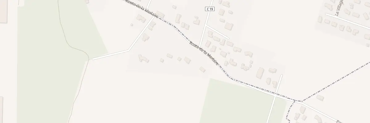 Plan du 13 Rte de la Merlaire à Fargues