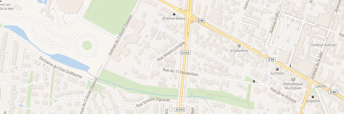 Plan du 8 Rue Alsace-Lorraine à Ouistreham