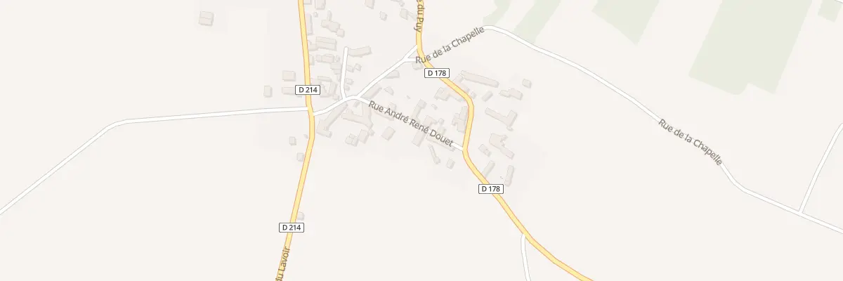 Plan du 1 Rue André René DOUET à Doué-en-Anjou