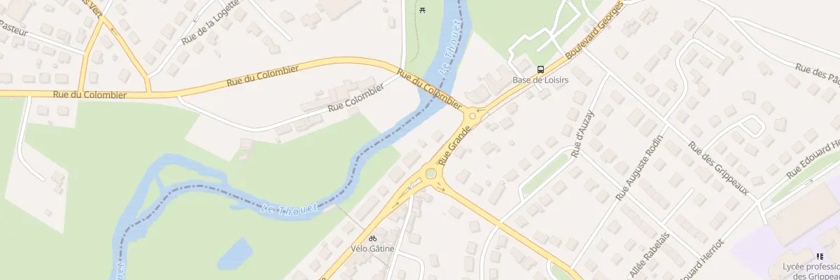 Plan du 8 Rue Grande à Parthenay