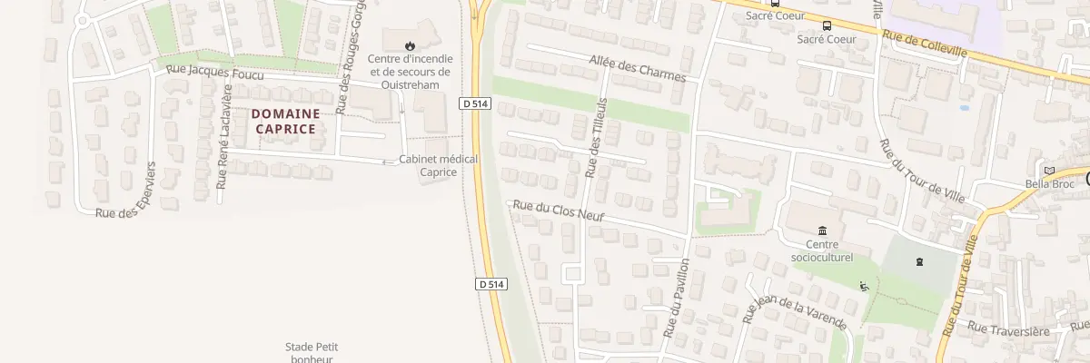 Plan du 12 Rue du Clos Neuf à Ouistreham