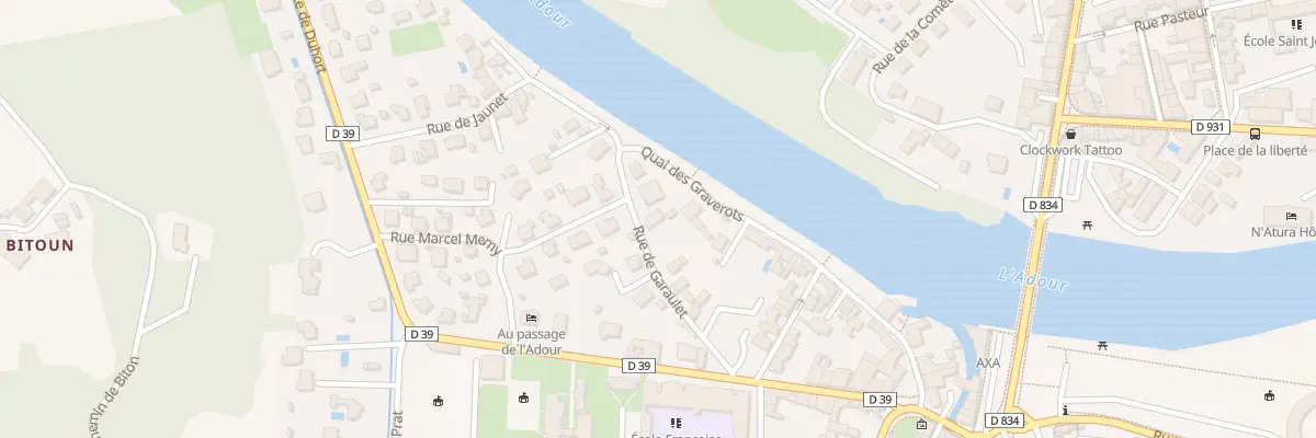 Plan du 18 Rue de Garaulet à Aire-sur-l’Adour