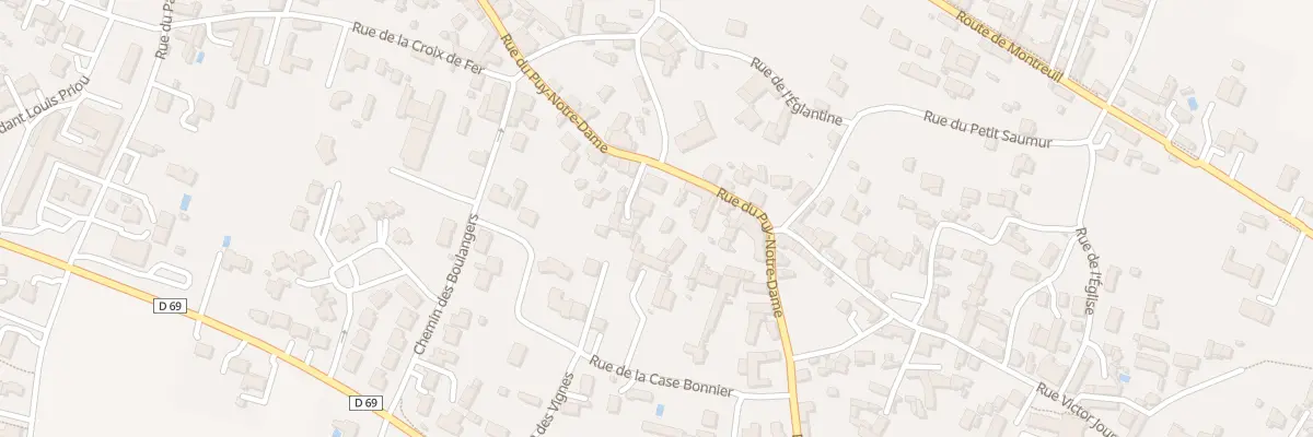 Plan du 34B Rue du puy notre dame à Doué-en-Anjou