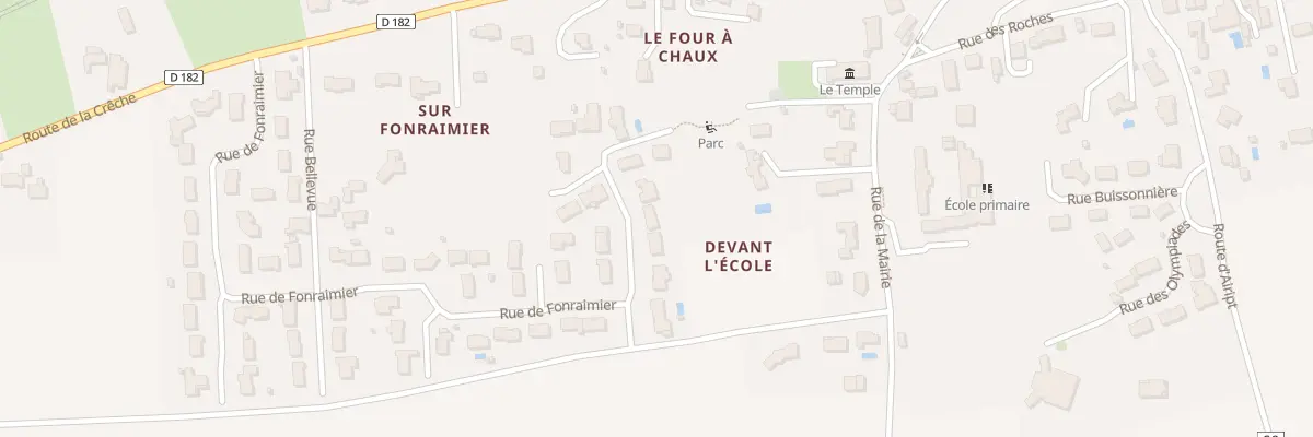 Plan du 5944 Sur Fonraimier à Sainte-Néomaye