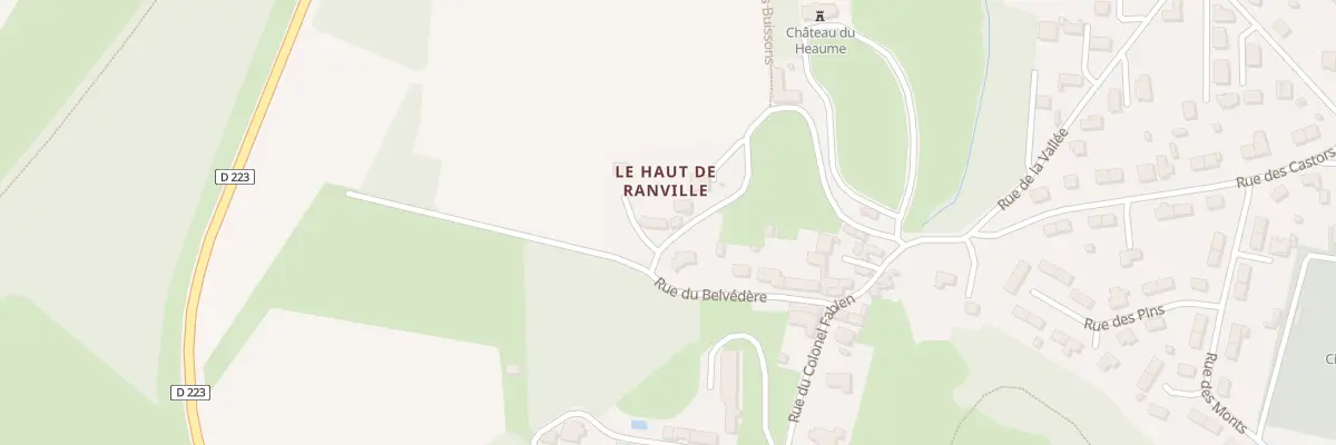 Plan du 8 Rue du Moulin d’Eau à Ranville