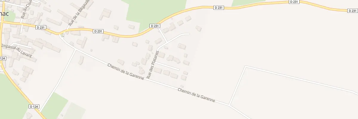 Plan du 5 All des Ecombes à Sonnac