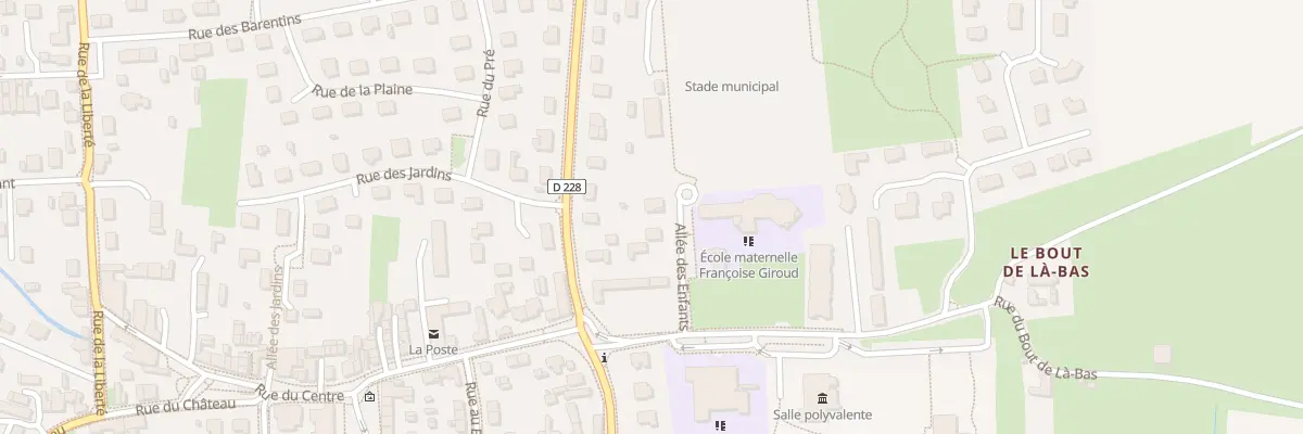 Plan du 5 All des Enfants à Démouville