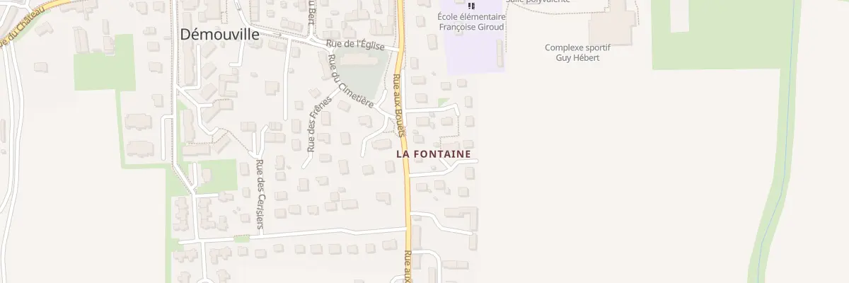 Plan du 16 Rue aux Bouets à Démouville