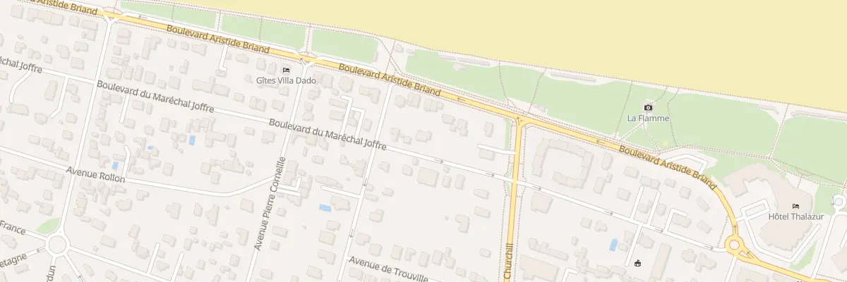 Plan du 16 Bd Maréchal Joffre à Ouistreham
