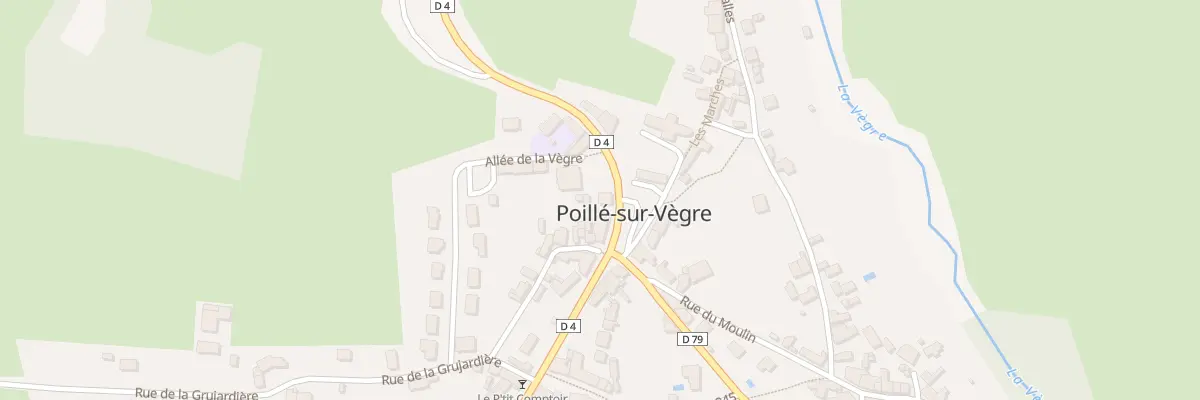 Plan du 6 Rue de la Madeleine à Poillé-sur-Vègre