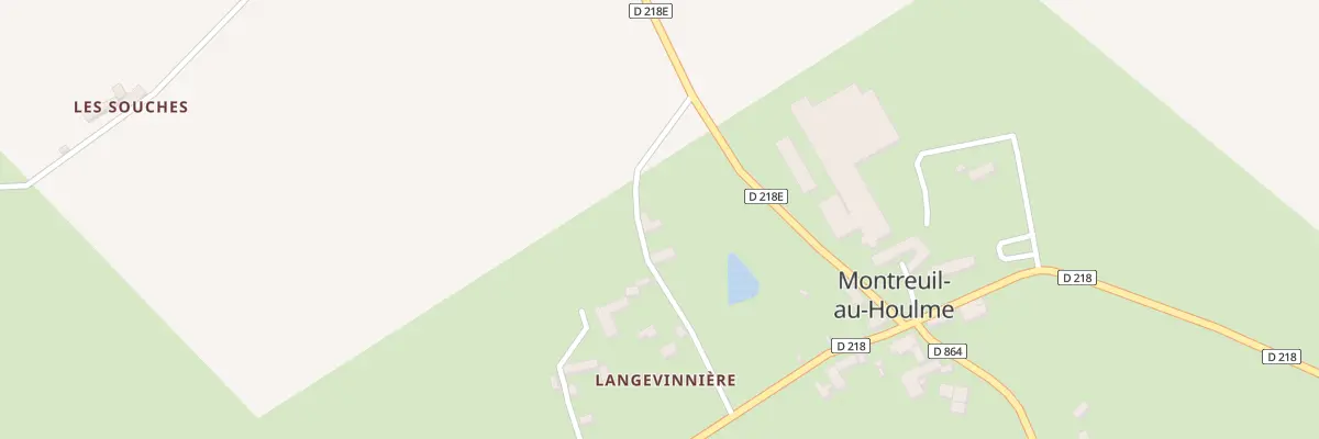 Plan du 8 Langevinniere à Montreuil-au-Houlme