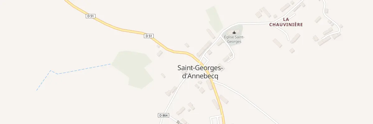 Plan du Clos Leger à Saint-Georges-d’Annebecq