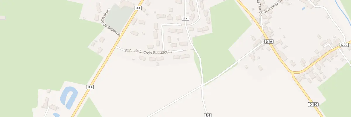 Plan du 18 All de la Croix Beaudouin à Poillé-sur-Vègre