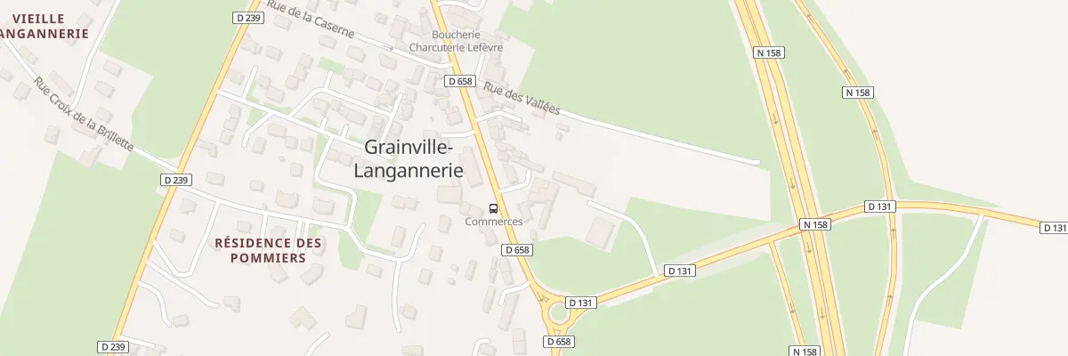Plan du 56 Rue du Commerce à Grainville-Langannerie