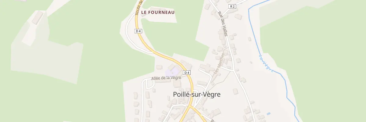 Plan du 1 Rue de la Madeleine à Poillé-sur-Vègre