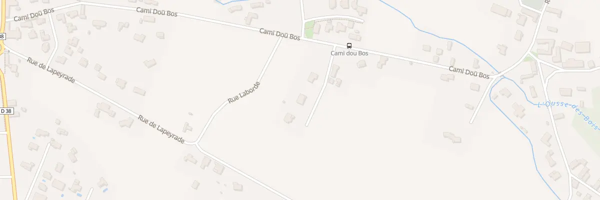 Plan du 26 Vc Cami Dou Bos à Sendets