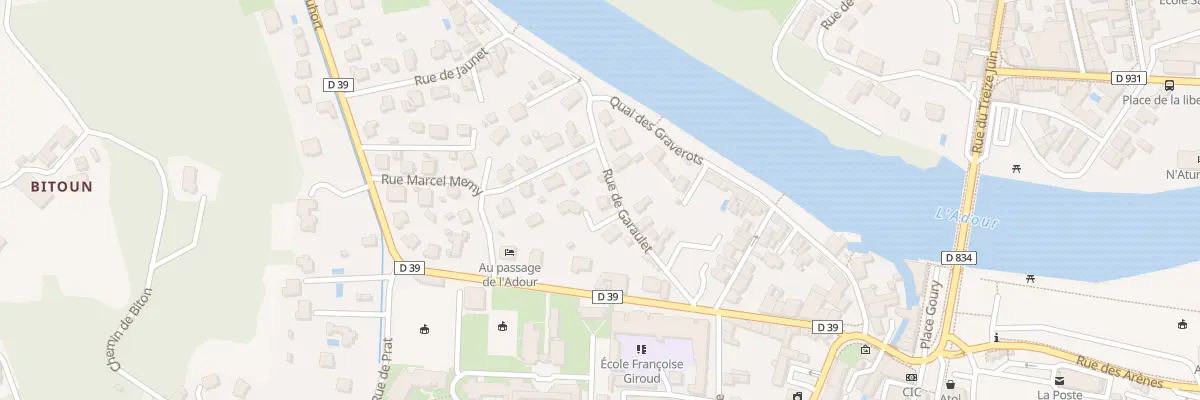 Plan du 5 Rue de Garaulet à Aire-sur-l’Adour