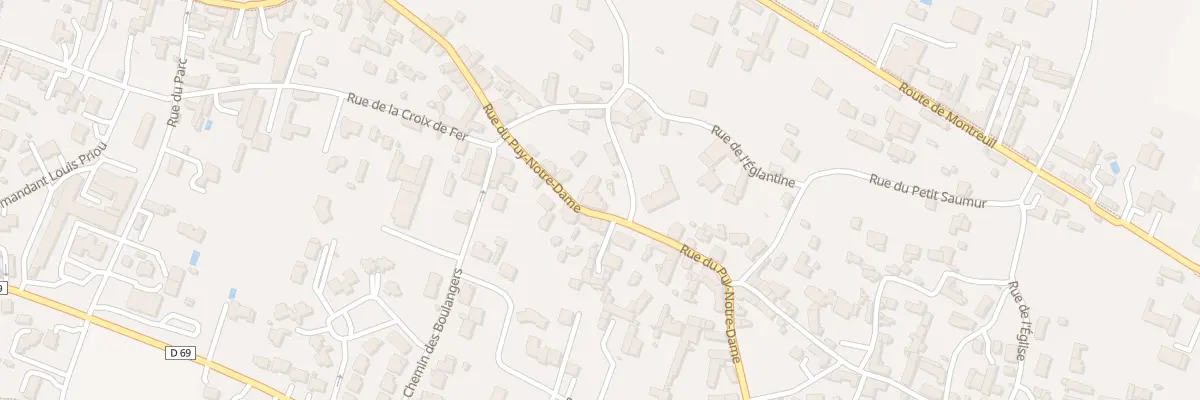Plan du 19 Rue du puy notre dame à Doué-en-Anjou