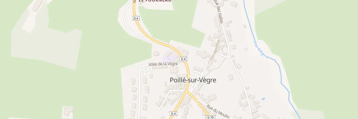 Plan du 4 Rue de la Madeleine à Poillé-sur-Vègre