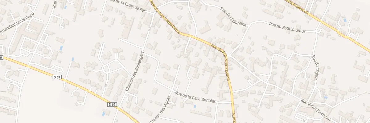 Plan du 32 Rue du puy notre dame à Doué-en-Anjou