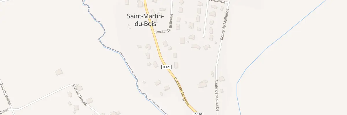 Plan du 215 Malherbe Nord à Saint-Martin-du-Bois