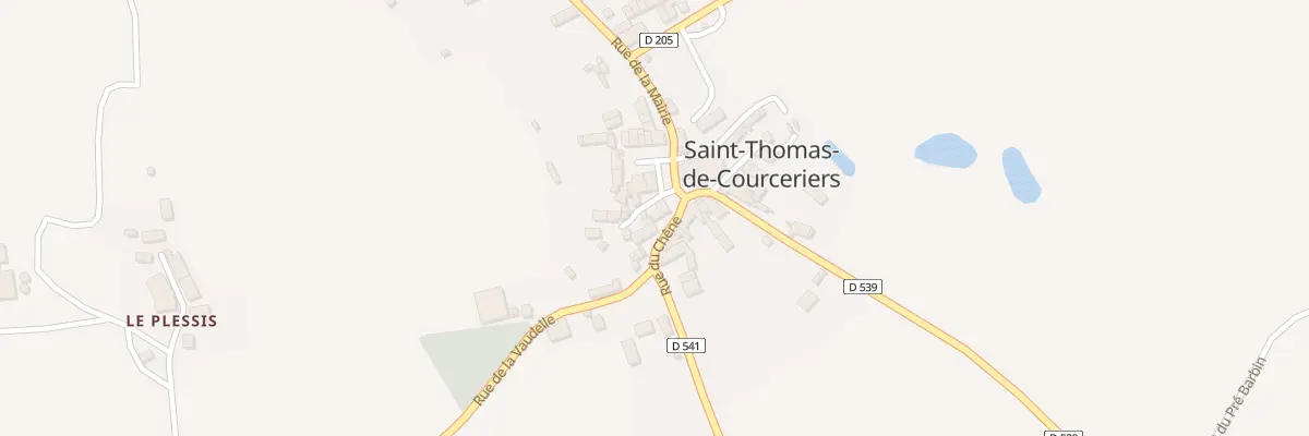 Plan du 12 Pl de l’Église à Saint-Thomas-de-Courceriers