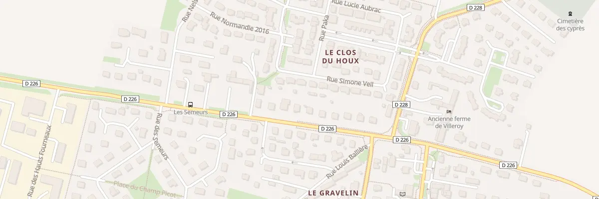 Plan du 14 Rue de Colombelles à Cuverville