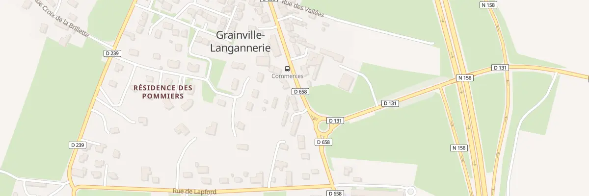 Plan du 35 Rue du Commerce à Grainville-Langannerie