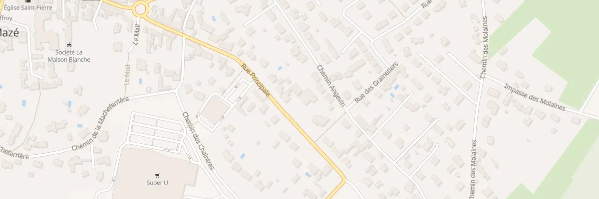 Plan du 30 Rue Principale à Mazé-Milon