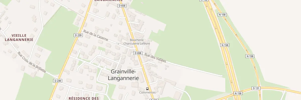 Plan du 6 Rue des Vallées à Grainville-Langannerie