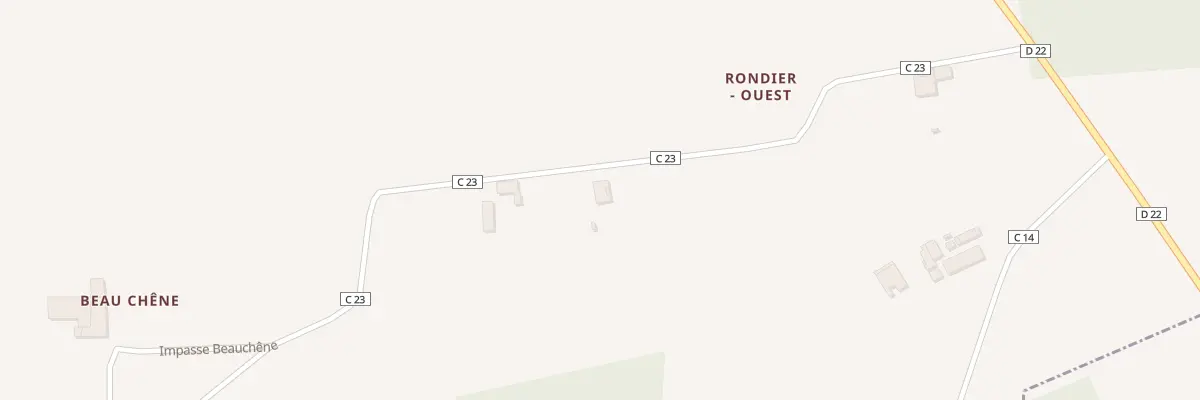 Plan du 8 Rondier Ouest à Maransin