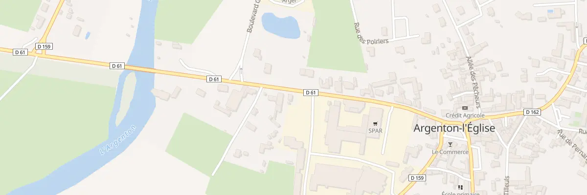 Plan du 233 Rue du Moulin Neuf à Loretz-d’Argenton