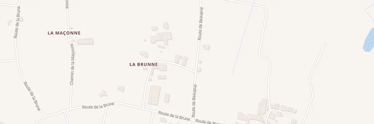 Plan du 5202 La Brunne à Chantillac