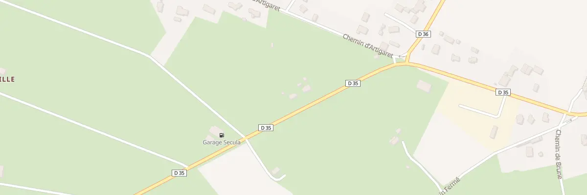 Plan du 12 Rte d’Ossau à Asson