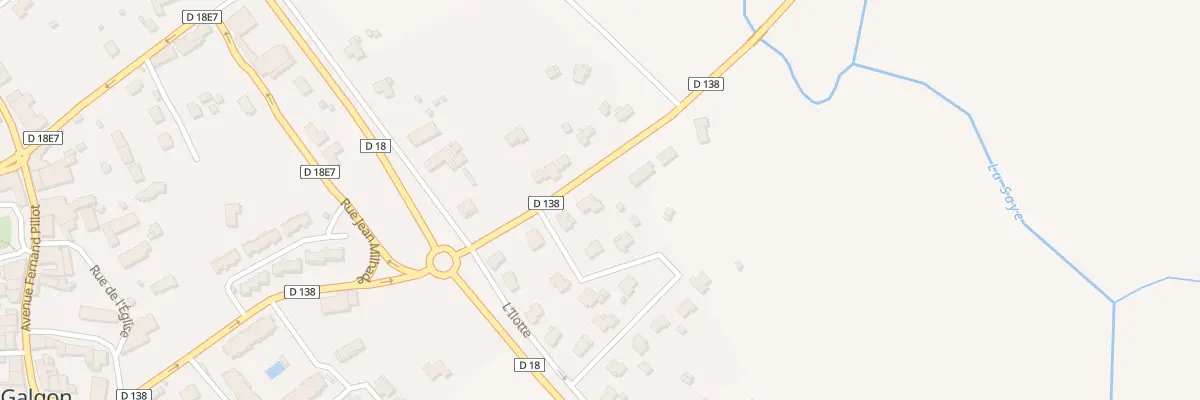 Plan du 20 Rte de Guitres à Galgon
