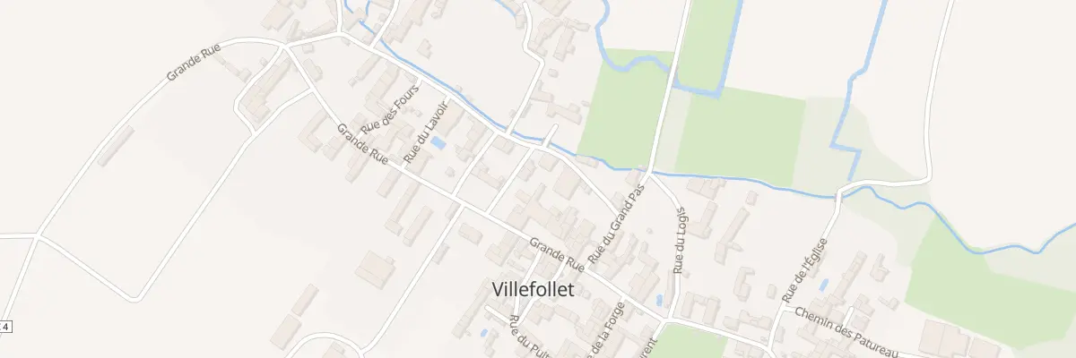 Plan du 4 Rue de l’Abreuvoir à Villefollet