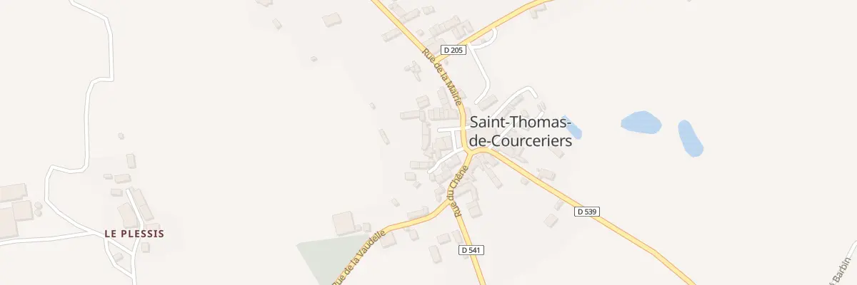Plan du 9 Pl de l’Église à Saint-Thomas-de-Courceriers