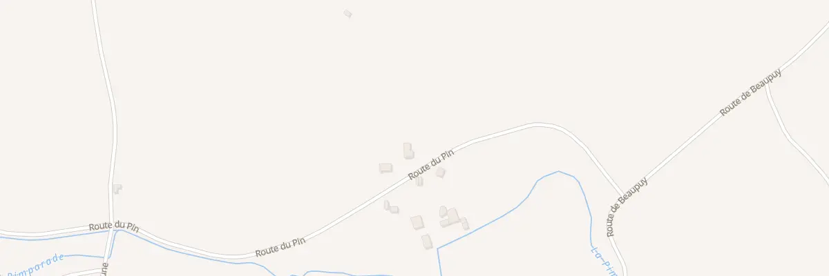 Plan du 4 Rte du Pin à Chantillac