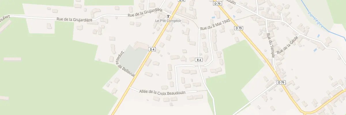 Plan du 9 All de la Croix Beaudouin à Poillé-sur-Vègre
