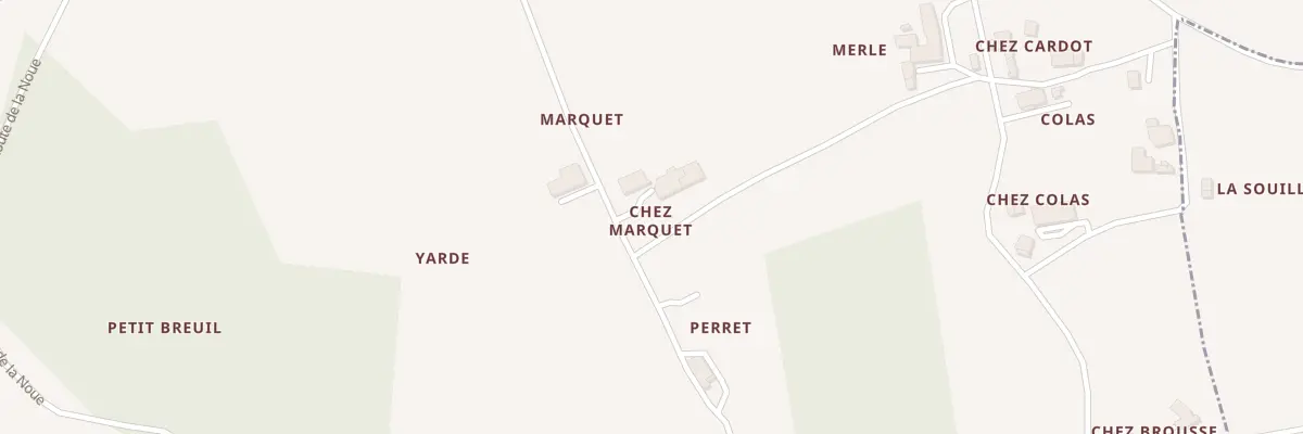 Plan du 1 Chez Perret à Saint-Ciers-Champagne