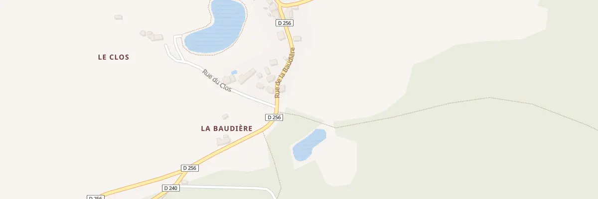 Plan du 7 Rue de la Baudière à Villepail