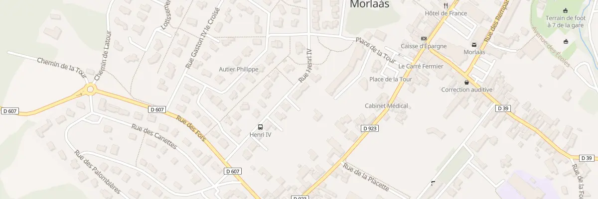 Plan du 49 Rue Henri IV à Morlaàs