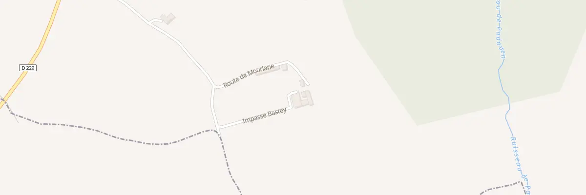 Plan du 70 Mourlane à Gabarnac