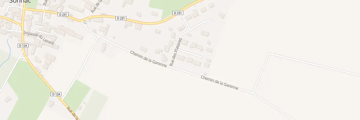 Plan du 2 All des Ecombes à Sonnac