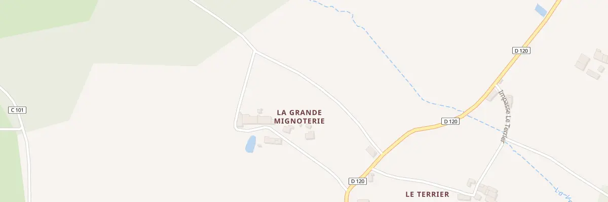 Plan du 341 La Grande Mignoterie à Maransin
