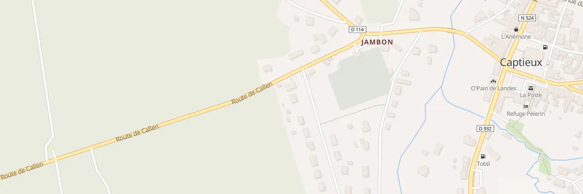 Plan du 2 Res les Bruyeres II à Captieux