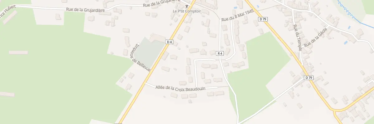 Plan du 7 All de la Croix Beaudouin à Poillé-sur-Vègre