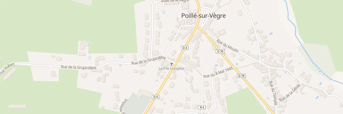 Plan du 14 Rue de la Madeleine à Poillé-sur-Vègre