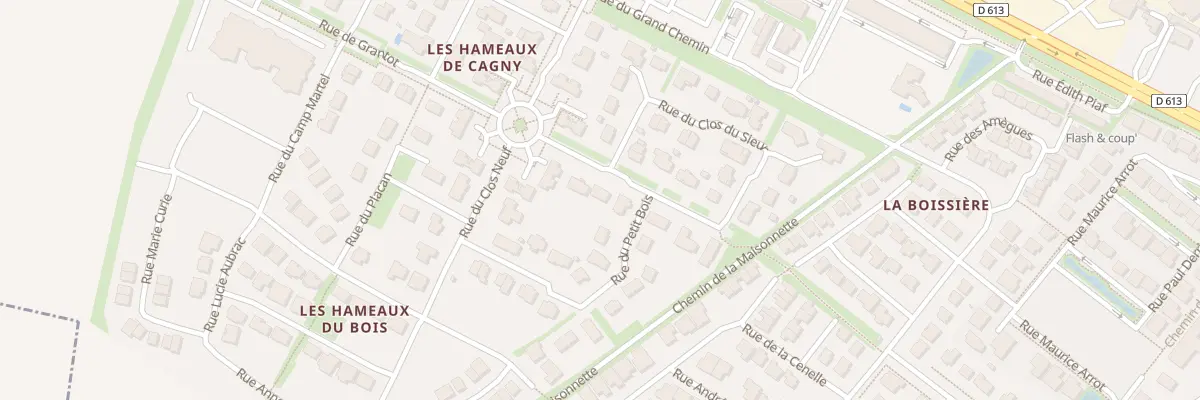 Plan du 4 Rue des Bréholles à Cagny