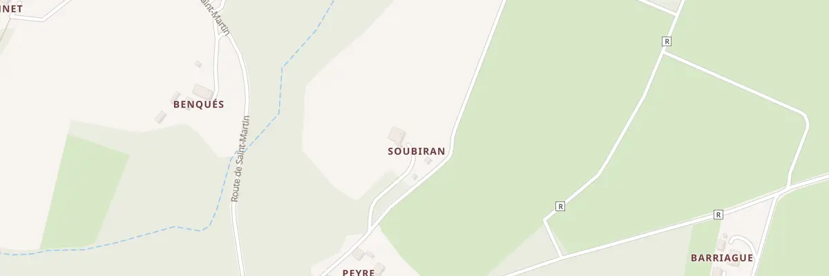 Plan du 394 Rte de Saint-martin à Saint-Justin